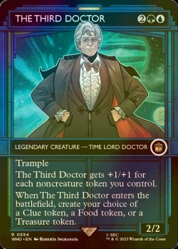 画像1: [FOIL] ３代目ドクター/The Third Doctor No.554 (ショーケース版) 【英語版】 [WHO-金R]