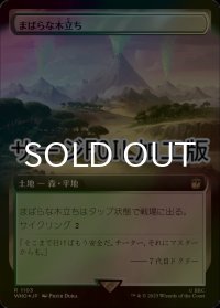 [FOIL] まばらな木立ち/Scattered Groves No.1103 (拡張アート版・サージ仕様) 【日本語版】 [WHO-土地R]