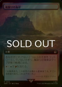 [FOIL] 嵐削りの海岸/Stormcarved Coast No.518 (拡張アート版) 【日本語版】 [WHO-土地R]
