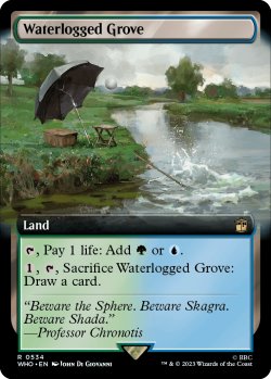 画像1: 冠水樹林帯/Waterlogged Grove (拡張アート版) 【英語版】 [WHO-土地R]