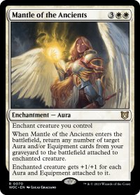 古き者のまとい身/Mantle of the Ancients 【英語版】 [WOC-白R]