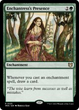 女魔術師の存在/Enchantress's Presence 【英語版】 [WOC-緑R]