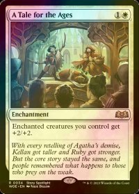 [FOIL] 歴史に刻む物語/A Tale for the Ages 【英語版】 [WOE-白R]