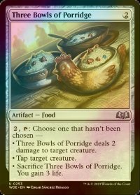 [FOIL] 三杯のおかゆ/Three Bowls of Porridge 【英語版】 [WOE-灰U]