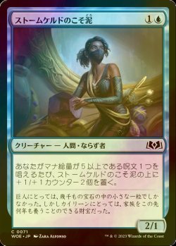 画像1: [FOIL] ストームケルドのこそ泥/Stormkeld Prowler 【日本語版】 [WOE-青C]