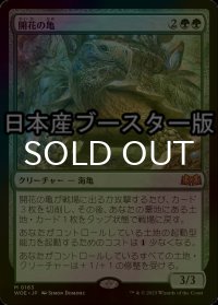 [FOIL] 開花の亀/Blossoming Tortoise ● (日本産ブースター版) 【日本語版】 [WOE-緑MR]