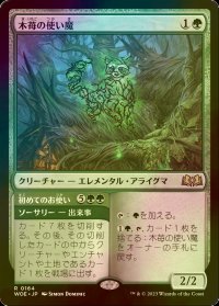 [FOIL] 木苺の使い魔/Bramble Familiar 【日本語版】 [WOE-緑R]