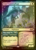 [FOIL] 非情なソムノファージ/Cruel Somnophage (ショーケース版) 【英語版】 [WOE-黒R]