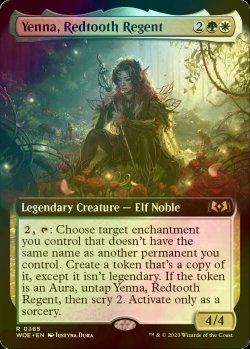 画像1: [FOIL] 赤歯の執政、イェナ/Yenna, Redtooth Regent (拡張アート版) 【英語版】 [WOE-金R]