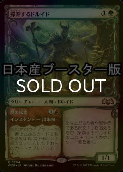 画像1: [FOIL] 探索するドルイド/Questing Druid ● (ショーケース・日本産ブースター版) 【日本語版】 [WOE-緑R]