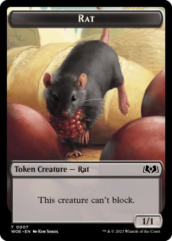 画像1: ネズミ/RAT 【英語版】 [WOE-トークン]
