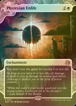 画像1: [FOIL] ファイレクシアの非生/Phyrexian Unlife (ショーケース版) 【英語版】 [WOT-白R]