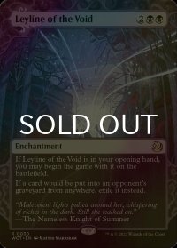 [FOIL] 虚空の力線/Leyline of the Void (ショーケース版) 【英語版】 [WOT-黒R]