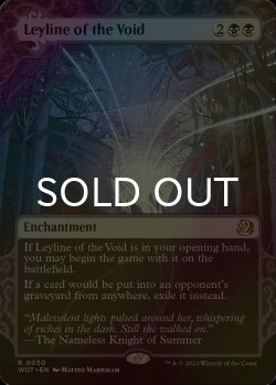 画像1: [FOIL] 虚空の力線/Leyline of the Void (ショーケース版) 【英語版】 [WOT-黒R]
