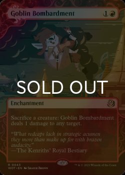 画像1: [FOIL] ゴブリンの砲撃/Goblin Bombardment (ショーケース版) 【英語版】 [WOT-赤R]