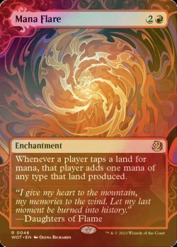 画像1: [FOIL] ほとばしる魔力/Mana Flare (ショーケース版) 【英語版】 [WOT-赤R]