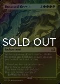 [FOIL] 不自然な成長/Unnatural Growth (ショーケース版) 【英語版】 [WOT-緑R]