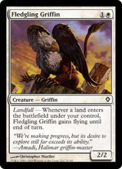 画像1: 巣立つグリフィン/Fledgling Griffin 【英語版】 [WWK-白C]