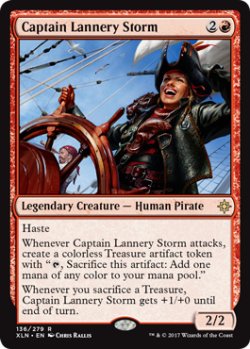 画像1: 風雲船長ラネリー/Captain Lannery Storm 【英語版】 [XLN-赤R]