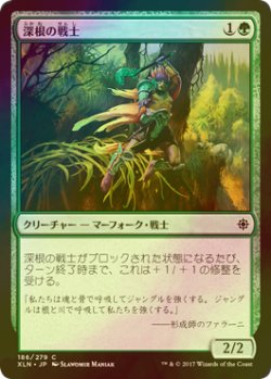 画像1: [FOIL] 深根の戦士/Deeproot Warrior 【日本語版】 [XLN-緑C]