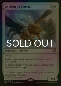 [FOIL] エメリアのアルコン/Archon of Emeria 【英語版】 [ZNR-白R]