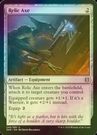 [FOIL] 秘宝の斧/Relic Axe 【英語版】 [ZNR-灰U]