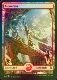 [FOIL] 山/Mountain No.277 (全面アート版) 【英語版】 [ZNR-土地C]