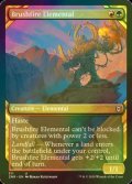 [FOIL] 山火事の精霊/Brushfire Elemental (ショーケース版) 【英語版】 [ZNR-金U]