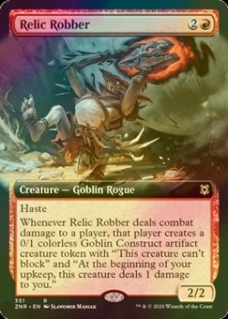 画像1: [FOIL] 秘宝荒らし/Relic Robber (拡張アート版) 【英語版】 [ZNR-赤R]