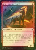 [FOIL] アクームのヘルハウンド/Akoum Hellhound 【日本語版】 [ZNR-赤C]