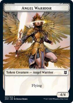 画像1: 天使・戦士/ANGEL WARRIOR 【英語版】 [ZNR-トークン]
