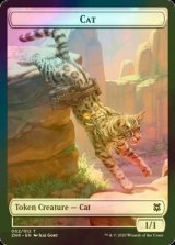 [FOIL] 猫/CAT 【英語版】 [ZNR-トークン]