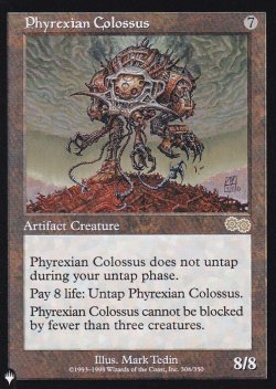 画像1: ファイレクシアの巨像/Phyrexian Colossus 【英語版】 [USG-灰List]