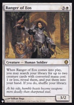 画像1: イーオスのレインジャー/Ranger of Eos 【英語版】 [ALA-白List]