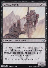 オークの必中弾/Orc Sureshot 【英語版】 [FRF-黒List]