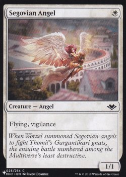 画像1: セゴビアの天使/Segovian Angel 【英語版】 [MH1-白List]