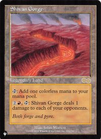 シヴの地溝/Shivan Gorge 【英語版】 [USG-土地List]