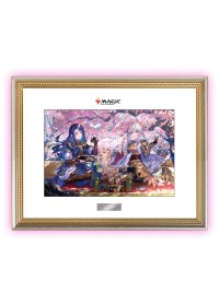 【放浪皇：四季の旅路】 額付きアート 『放浪皇のお花見』