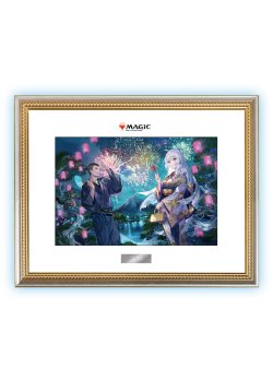 画像1: 【放浪皇：四季の旅路】 額付きアート 『放浪皇の夏祭り』