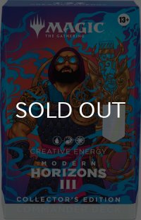 モダンホライゾン3 英語版 統率者デッキ Collector's Edition CREATIVE ENERGY《訳あり未開封》粘着有