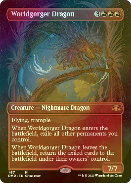 FOIL] 世界喰らいのドラゴン/Worldgorger Dragon (ドラフトブースター 