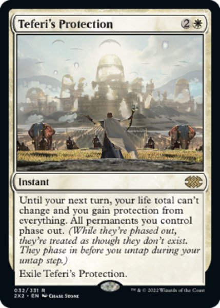 画像1: テフェリーの防御/Teferi's Protection (2X2/白R/英/通常/NM) ※詳細要確認 (1)