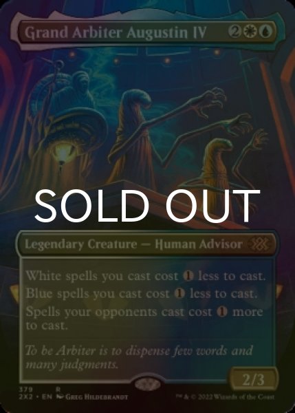 画像1: [FOIL] アウグスティン四世大判事/Grand Arbiter Augustin IV (全面アート・海外産ブースター版) 【英語版】 [2X2-金R] (1)