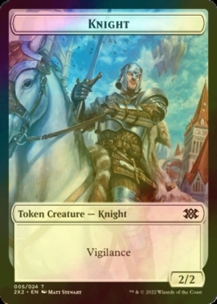 画像1: [FOIL] 騎士/KNIGHT 【英語版】 [2X2-トークン] (1)