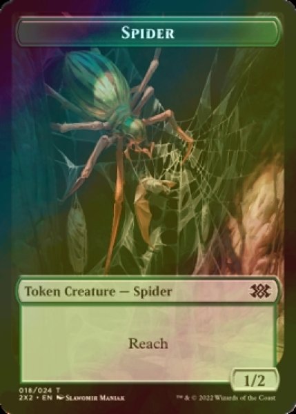 画像1: [FOIL] 蜘蛛/SPIDER 【英語版】 [2X2-トークン] (1)