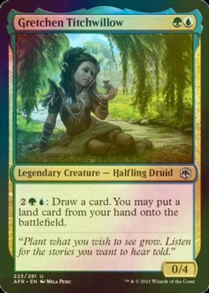 画像1: [FOIL] グレッチェン・ティッチウィロー/Gretchen Titchwillow 【英語版】 [AFR-金U] (1)