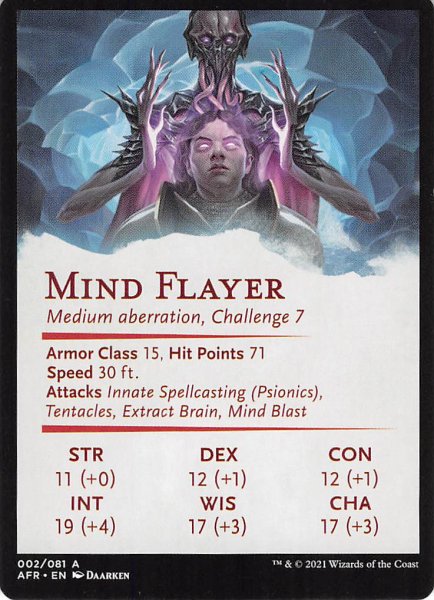 画像2: マインド・フレイヤー/Mind Flayer No.002 (箔押し版) 【英語版】 [AFR-アート] (2)