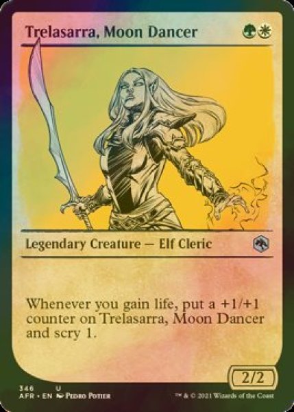 画像1: [FOIL] 月の踊り手、トレラッサーラ/Trelasarra, Moon Dancer (ショーケース版) 【英語版】 [AFR-金U] (1)