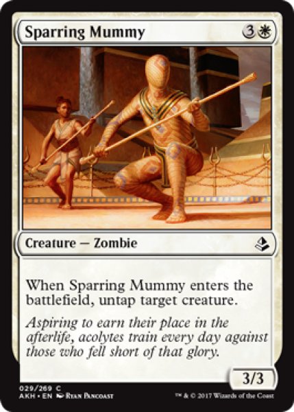 画像1: 演習ミイラ/Sparring Mummy 【英語版】 [AKH-白C] (1)