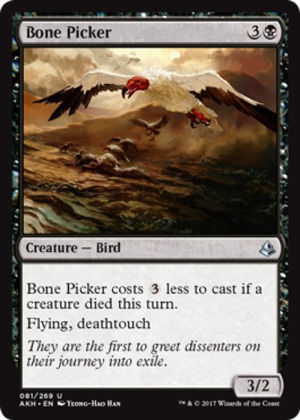 画像1: ホネツツキ/Bone Picker 【英語版】 [AKH-黒U] (1)